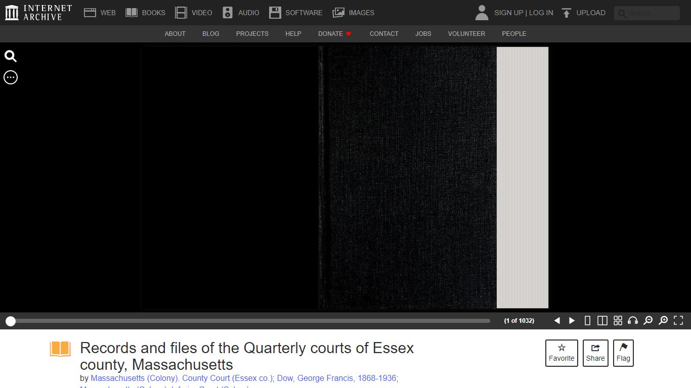 Records and files of the Quarterly courts of Essex county ...